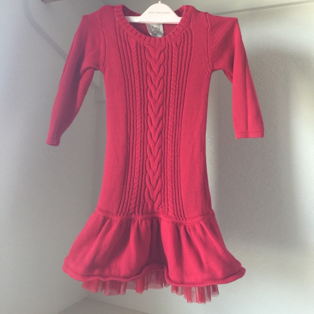Red sweater tunic from Target!