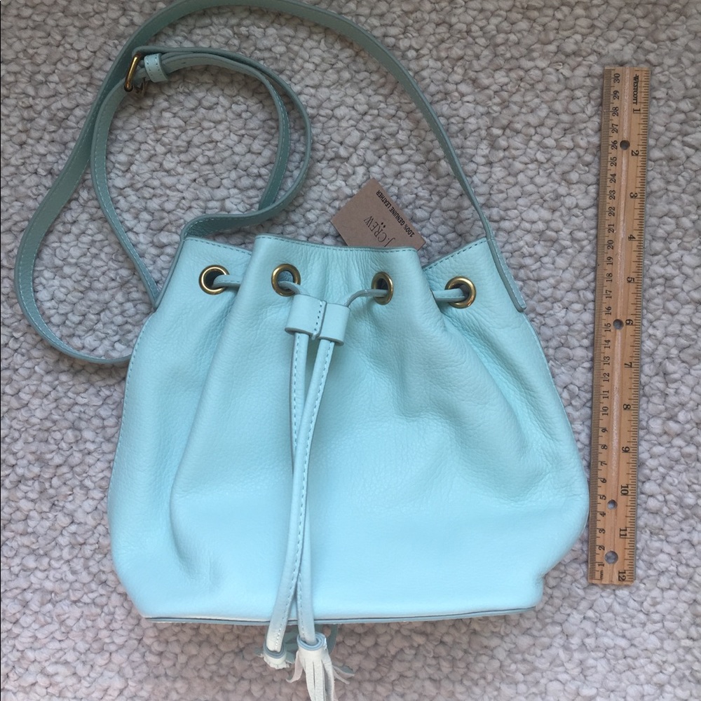 J. Crew mini bucket tote