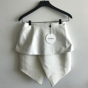 Cameo asymmetric skirt