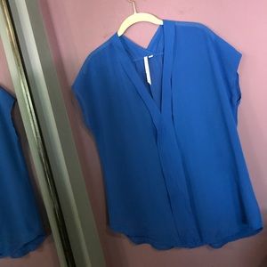 🔴DONATING SOON! Royal blue chiffon blouse