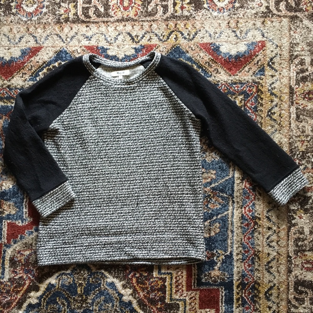 Madewell baseball sweater