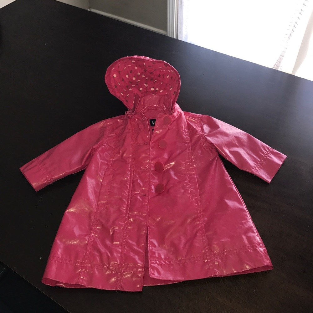 Baby gap pink raincoat