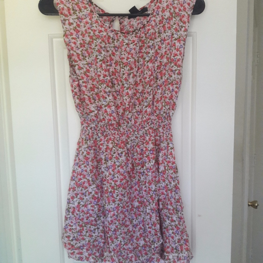 Forever21 Pink Floral Mini-Sundress