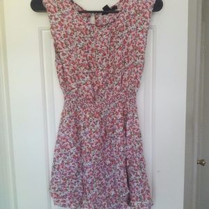 Forever21 Pink Floral Mini-Sundress