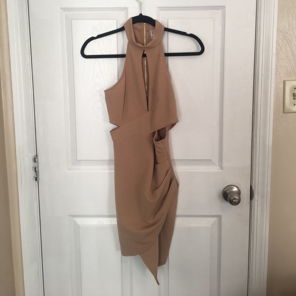 Hello Molly tan dress