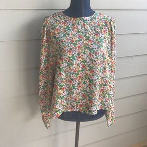 H&M Floral Top Size 12