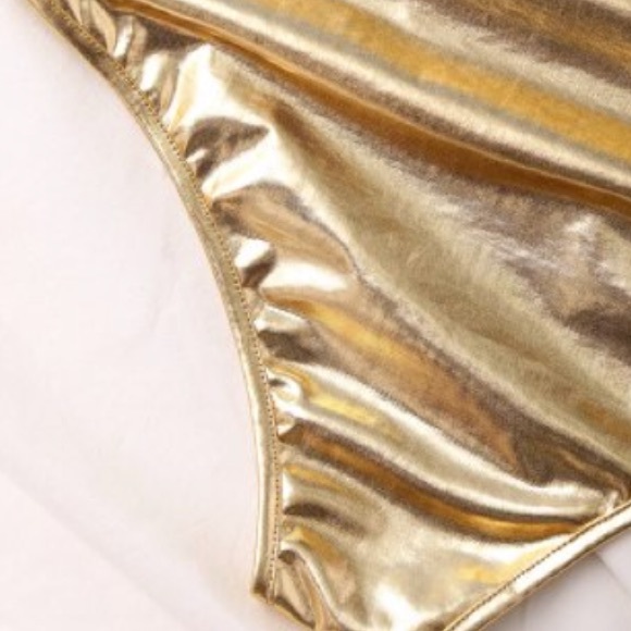 Gold Body Suit/swimsuit - Picture 4 of 7