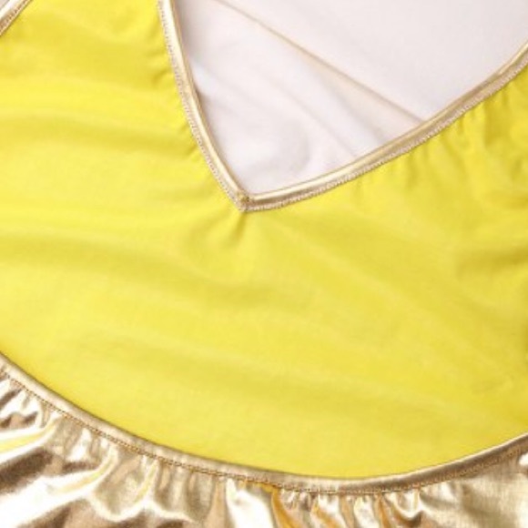 Gold Body Suit/swimsuit - Picture 5 of 7