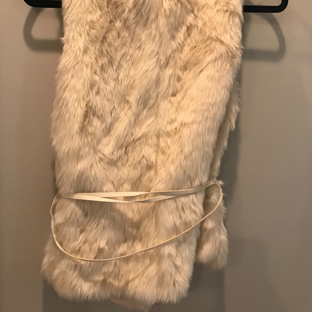 Wrap Faux Fur Vest