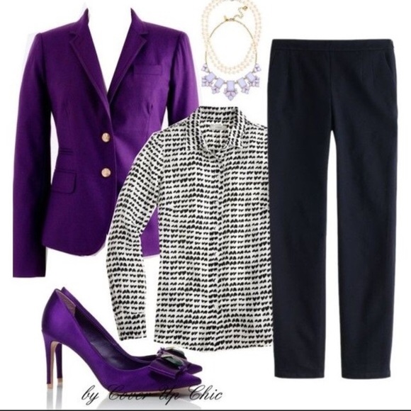 J. Crew Jackets & Blazers - J. Crew Royal Purple Schoolboy Blazer