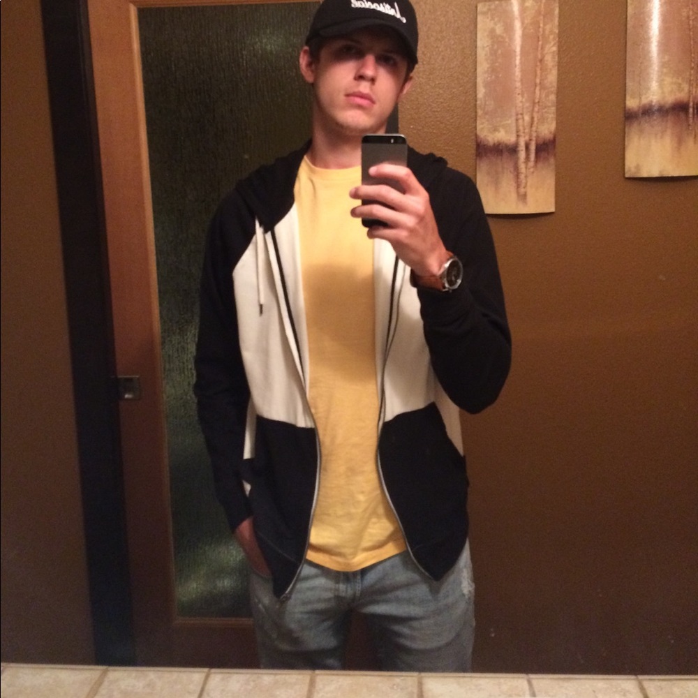 Five four lightweight zip up hoodie