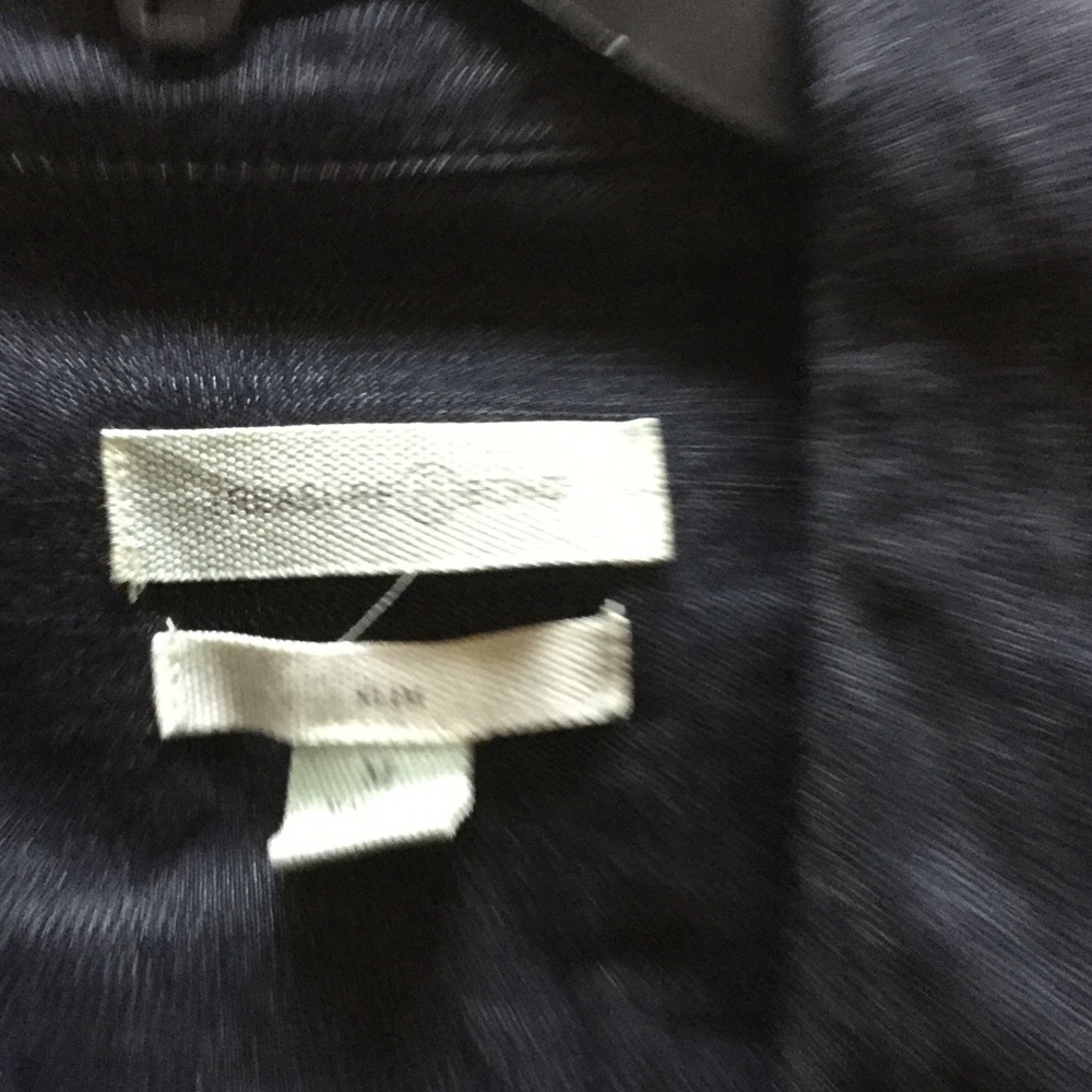 Long sleeved dark denim top