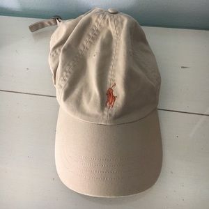 Tan Polo baseball cap