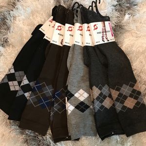 7 pair new knee high socks