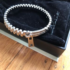 Jewelmint Silver zipper bracelet