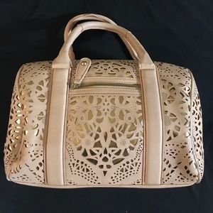 Aldo Nude and Rose Gold Handbag