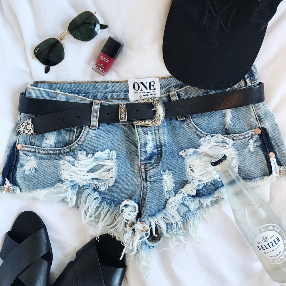 One Teaspoon Denim Cutoffs