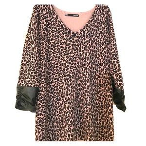 Maurice's cheetah print sweater