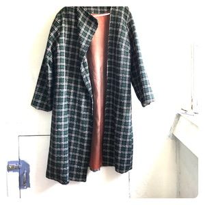 ✨Vintage Green Checkered Coat✨