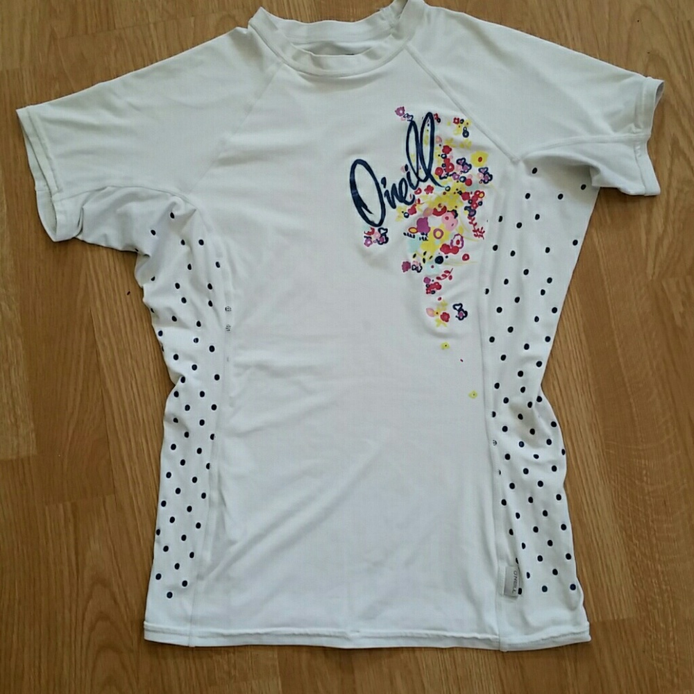 O'Neill Rashguard Flower and Polkadot