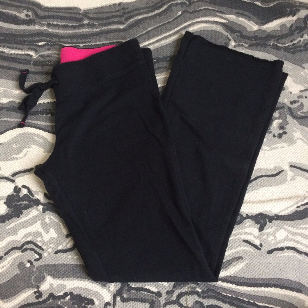 SO black fitted sweat pants M