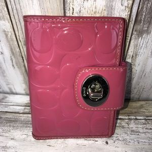 Coach Pink Patent Leather wallet