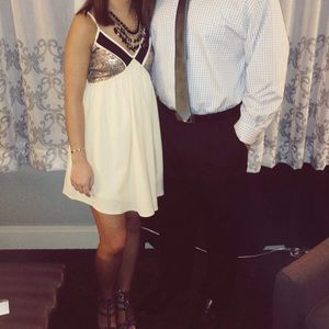 Sparkle triangle top dress