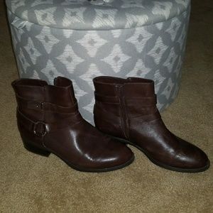 Ralph Lauren leather booties