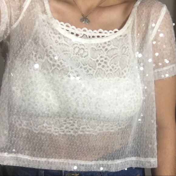 ASTR sequin top - Picture 4 of 5