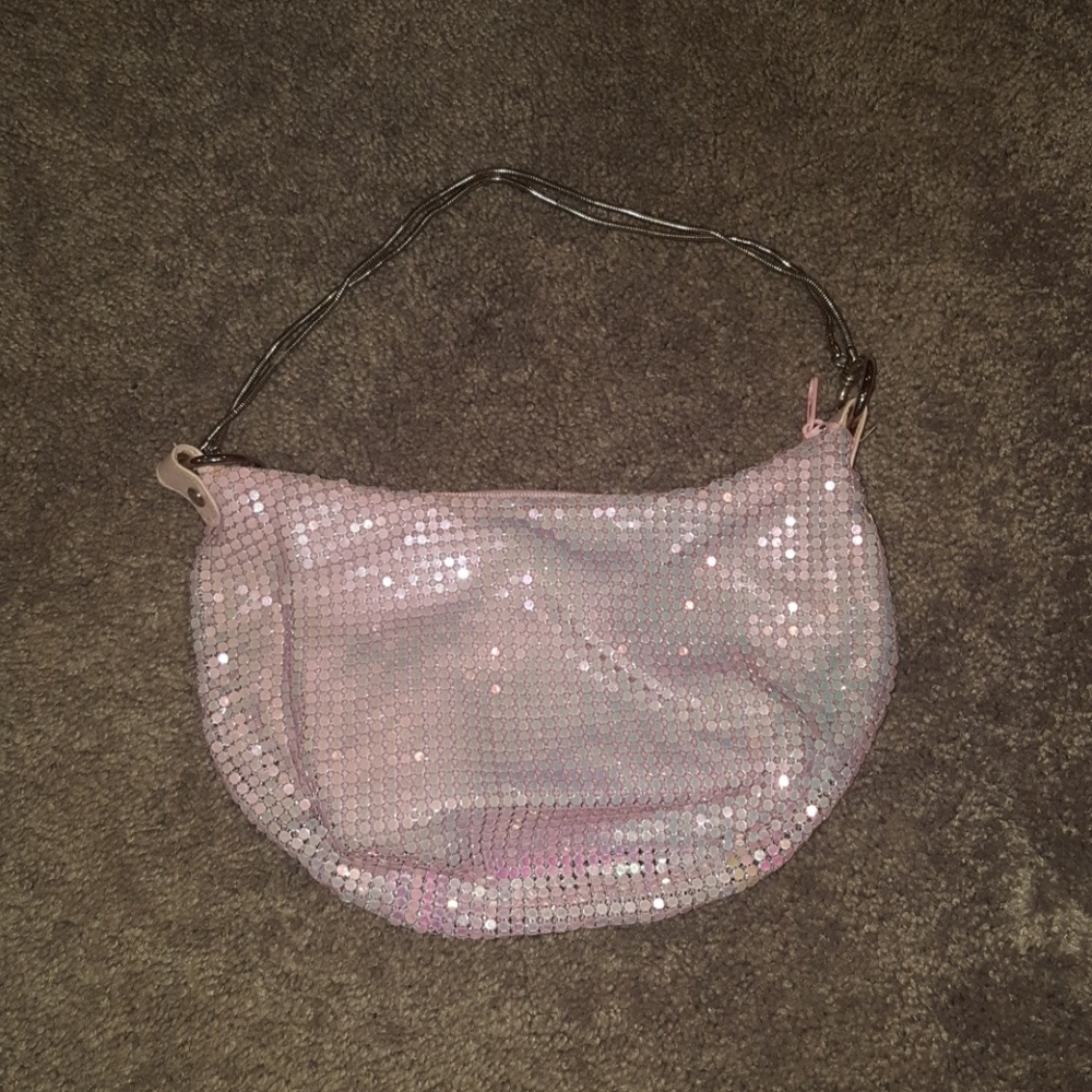 Like new Pink Seqin shoulder bag