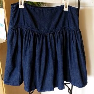 Blue Jean Gap Skirt