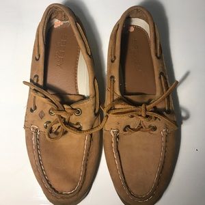 Tan Sperry Top-Sider