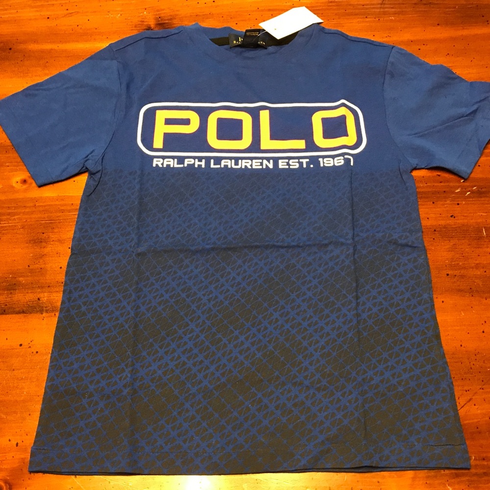 Polo By Ralph Lauren Spellout Big Kids Tee Shirt