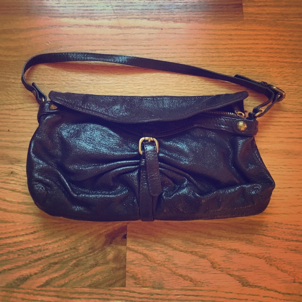 Leather Kooba purse with detachable handle