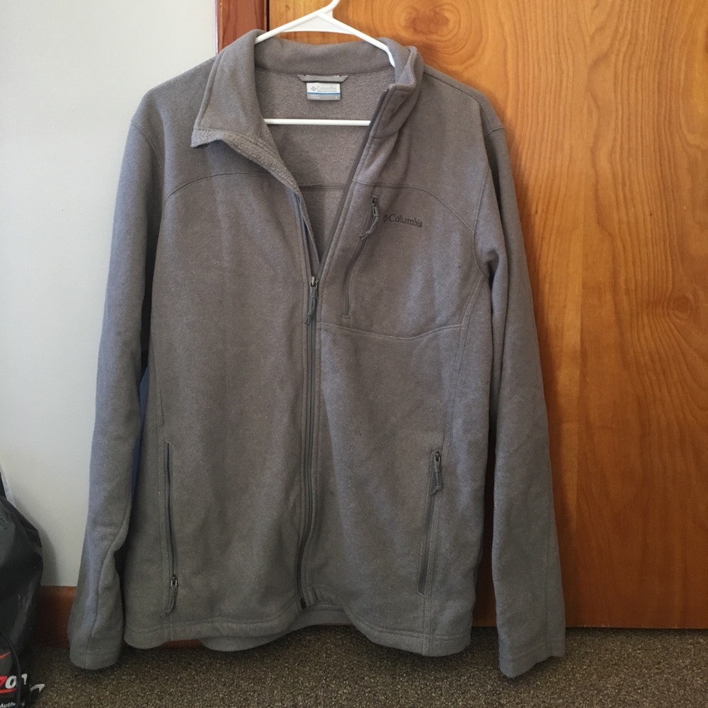 Gray Columbia Fleece Jacket