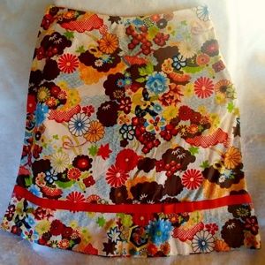 *SALE* A Line Flowered Skirt Sz 18