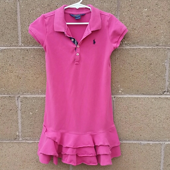 Pink Polo t-shirt dress - Picture 1 of 4
