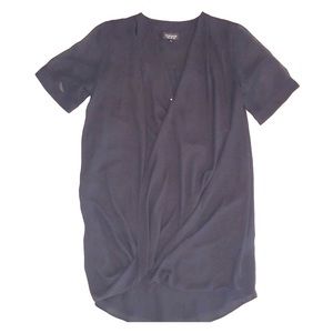 Top shop mesh short sleeve dress