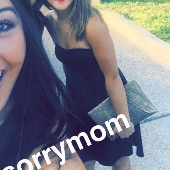 Strapless black dress - Picture 5 of 5