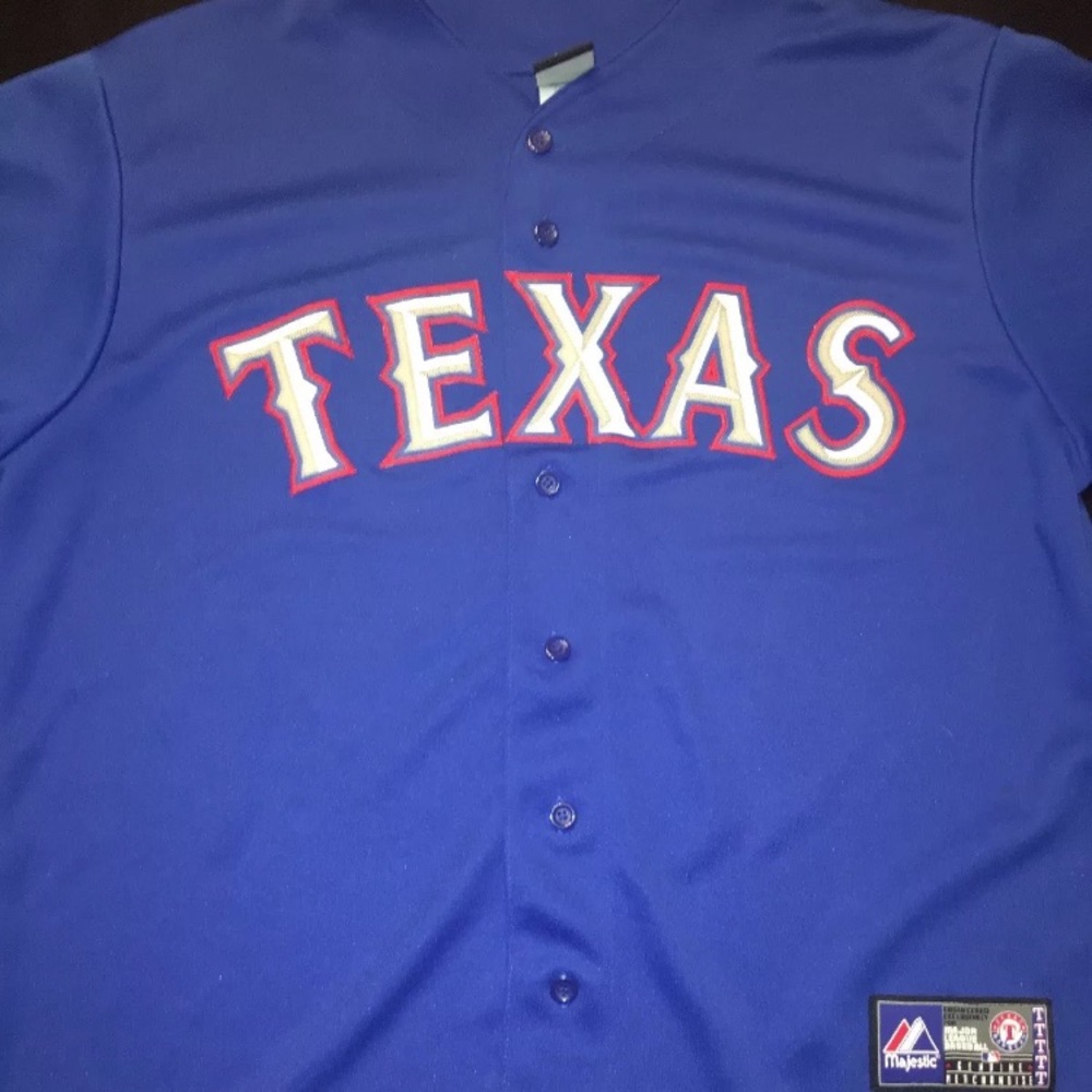 Texas Rangers Cool Base Button up jersey