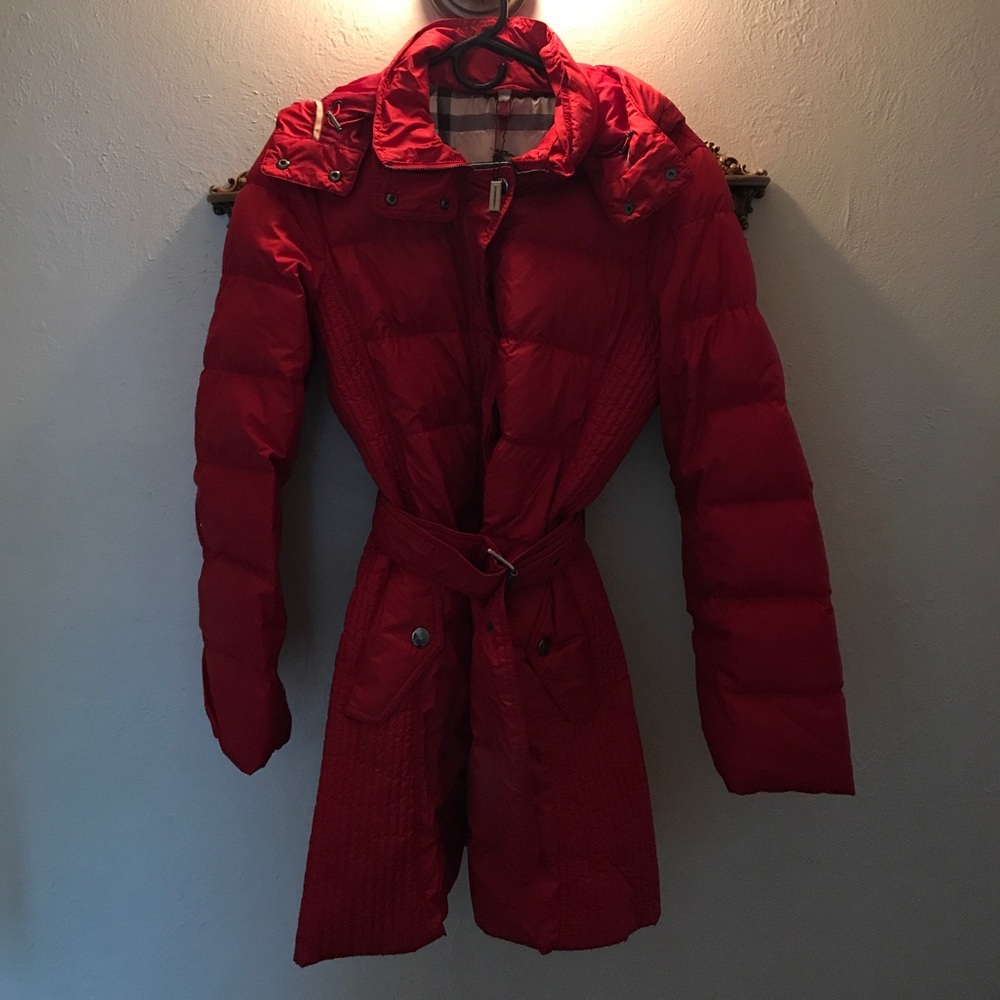 Authentic Burberry goose down winter coat