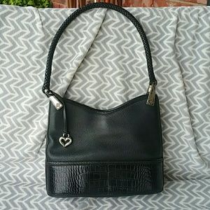Brighton black Handbag with braided strap