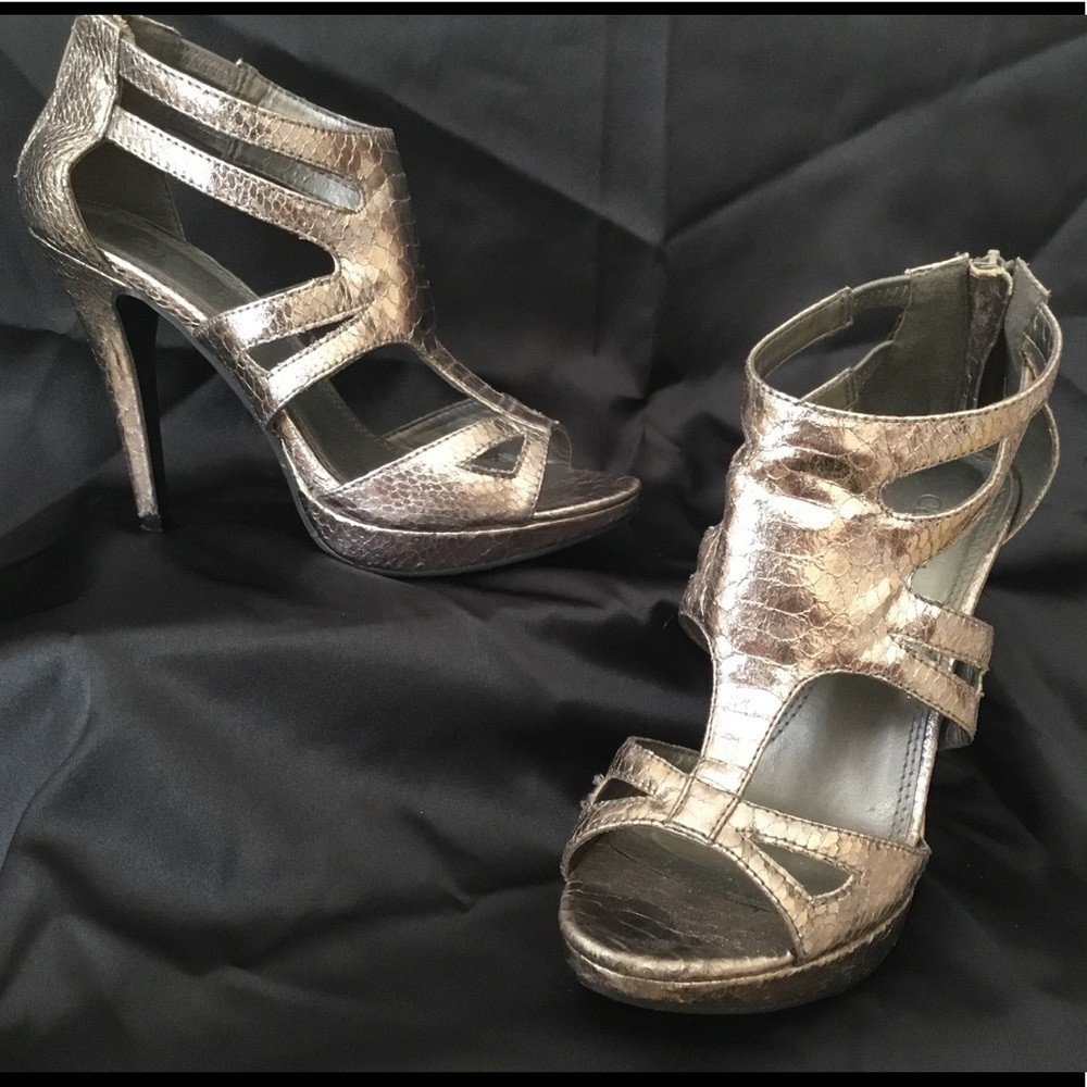 Kathy Jean platform open toe heel