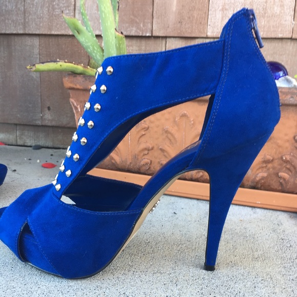 blue suede shoes sandals
