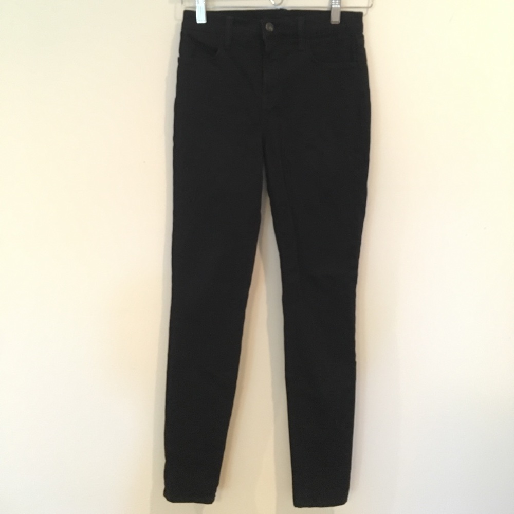 J Brand Maria Hewson Black Jean High-Waist 25