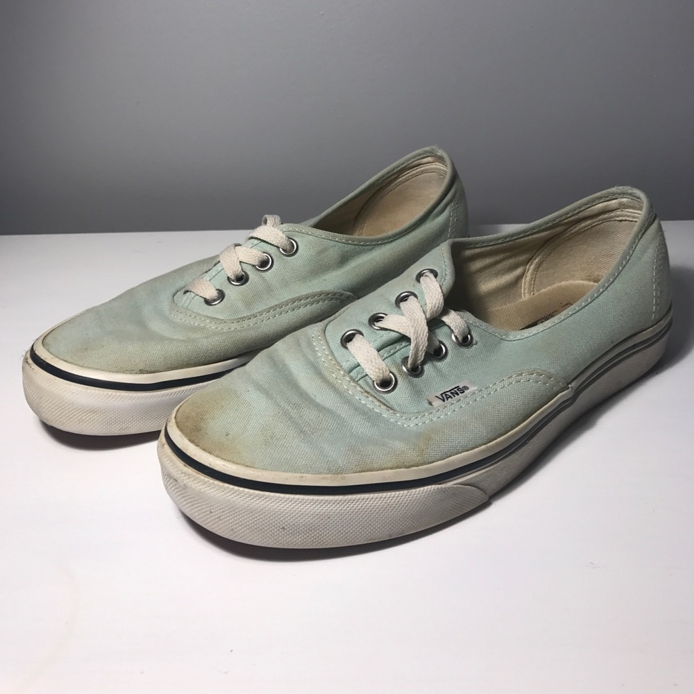 Mint green vans
