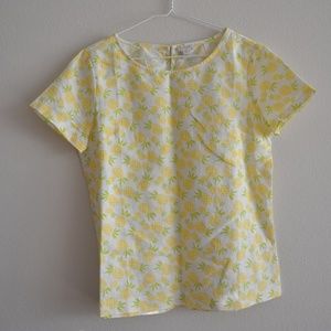 J. Crew Pineapple T-shirt