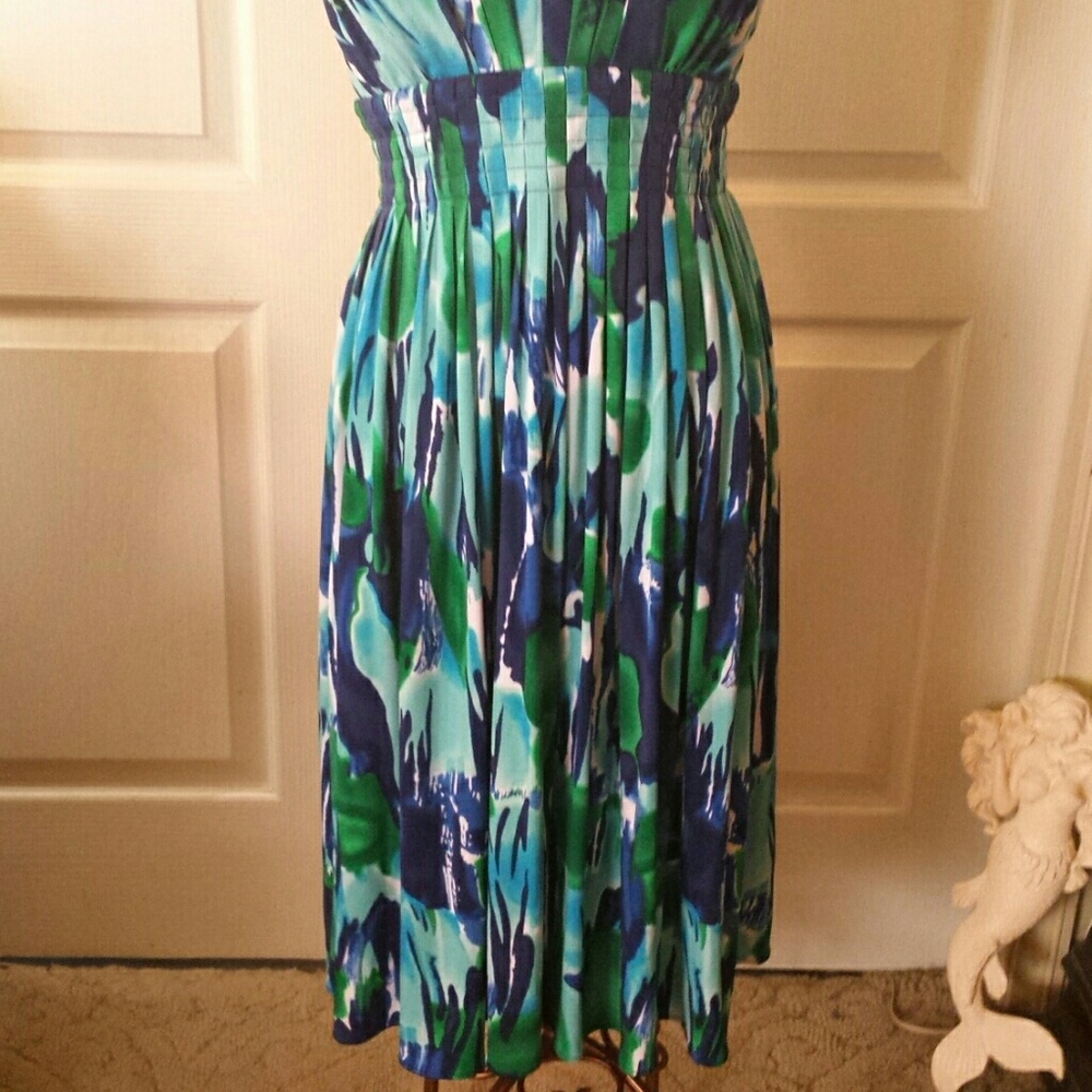 Calvin Klein Midi Halter Dress. Sz. 8. EUC. - Picture 3 of 8
