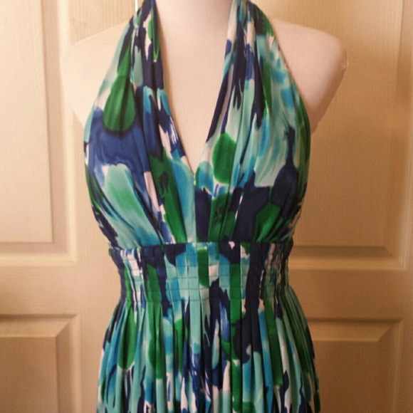Calvin Klein Midi Halter Dress. Sz. 8. EUC. - Picture 2 of 8