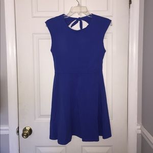 Blue sailor style dress